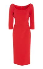 Zac Posen Quarter Sleeve Sheath Dress