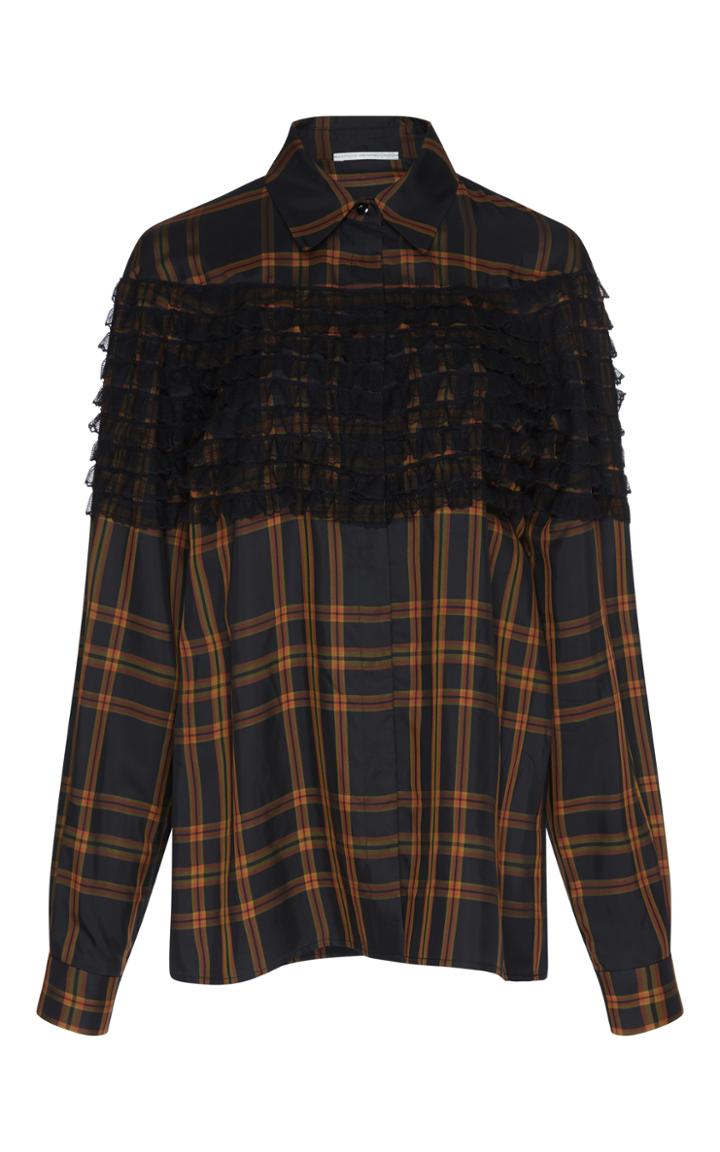 Marco De Vincenzo Lace Twill Shirt