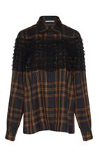 Marco De Vincenzo Lace Twill Shirt