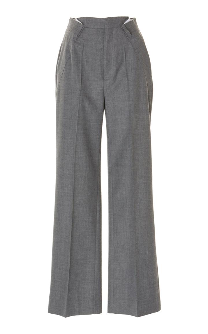Maison Margiela Wool-blend Wide-leg Trousers