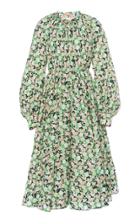 Moda Operandi N21 Floral-print Cold-shoulder Crepe Dress Size: 38