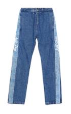 Just Don Tearaway Printed Straight-leg Jeans