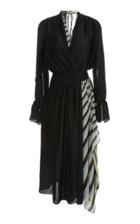 Tome Pleated Dress With Scarf Draping