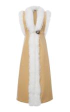 Moda Operandi Miu Miu Embellished Faux-leather Vest Size: 38