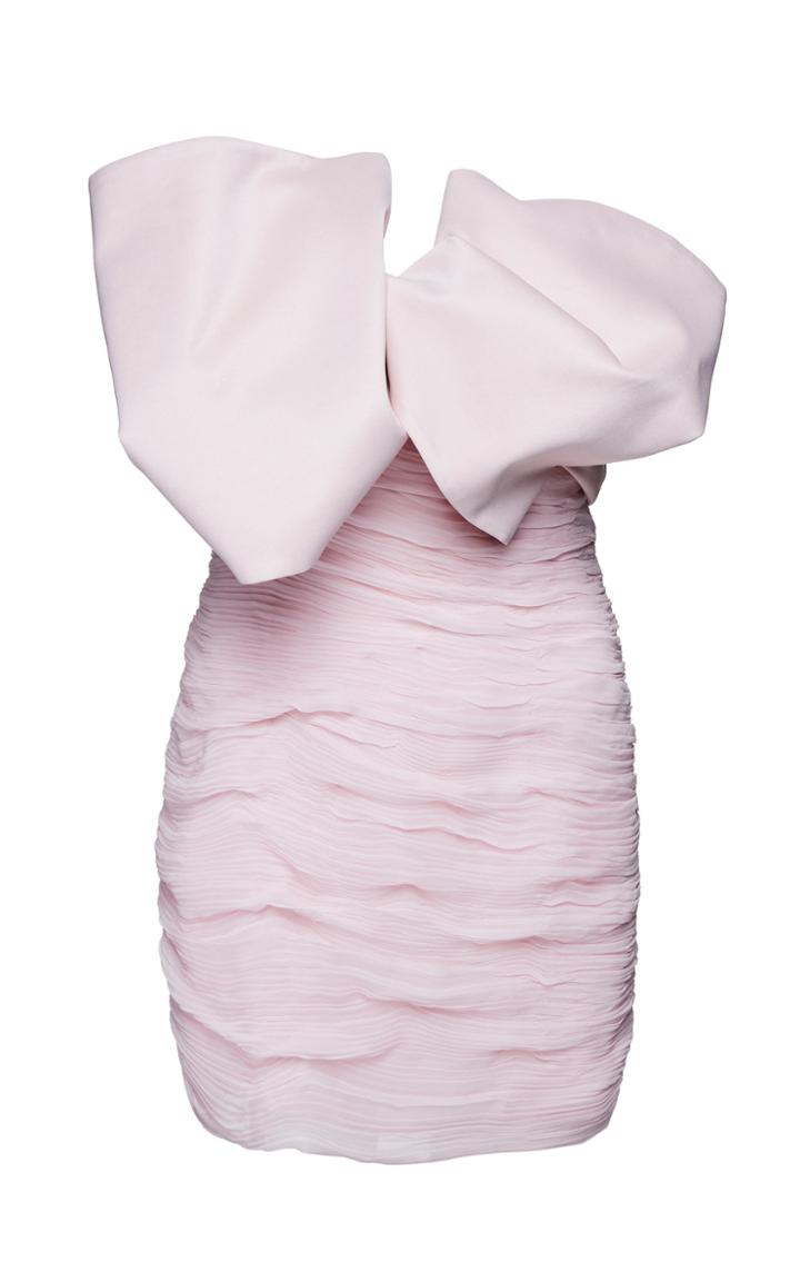 Moda Operandi Magda Butrym Ruched Silk Mini Dress