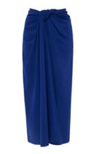 Rosetta Getty Twist Front Midi Skirt