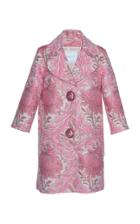Andrew Gn Accent Button Jacquard Coat
