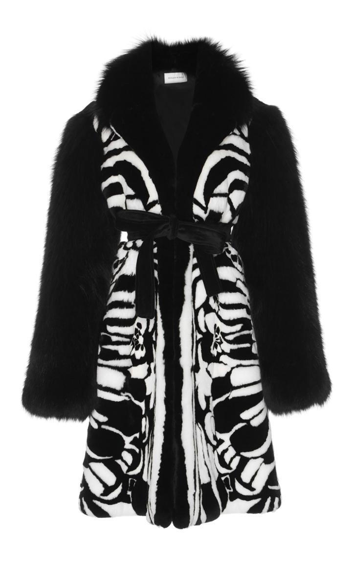 Zuhair Murad Rabbit And Fox Fur Coat
