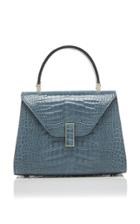 Valextra Iside Shiny Alligator Bag