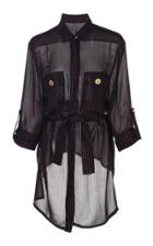 Elie Saab Georgette Safary Jacket