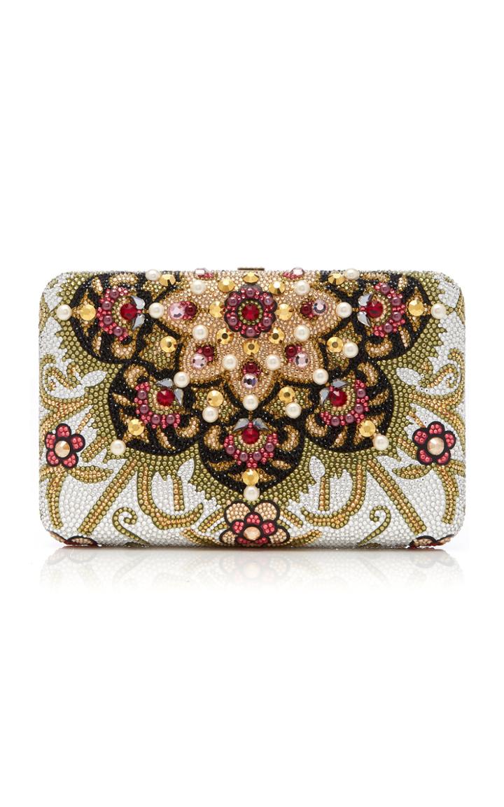 Judith Leiber Couture Heriz Seamless Crystal-embellished Clutch