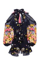 Yuliya Magdych Petrikivka Mini Ruffle Dress