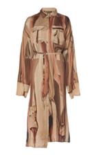 Moda Operandi Boyarovskaya Fluid Print Shirt Dress Size: M