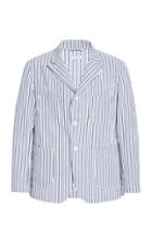 Engineered Garments Striped Button-front Cotton Jacket