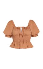 Moda Operandi Faithfull The Brand Loviana Cotton Poplin Top