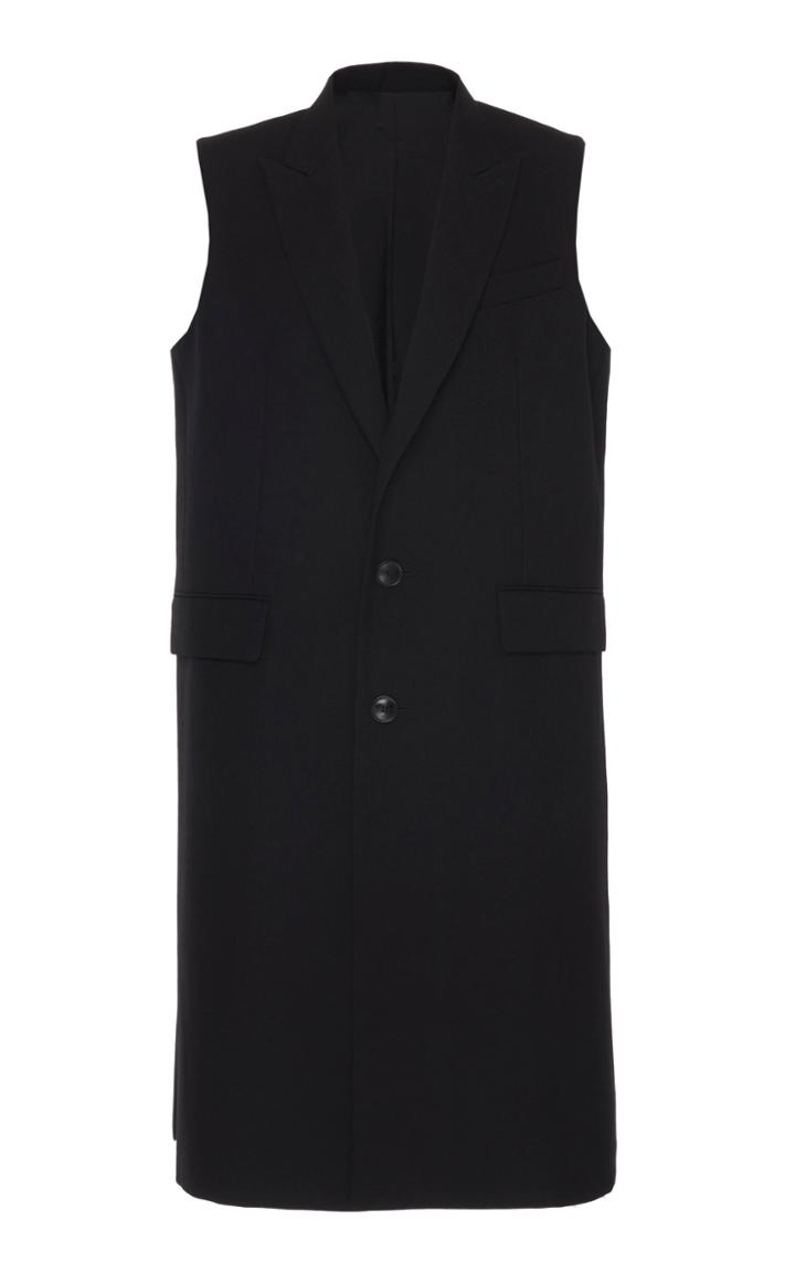 Ami Two Button Sleeveless Coat