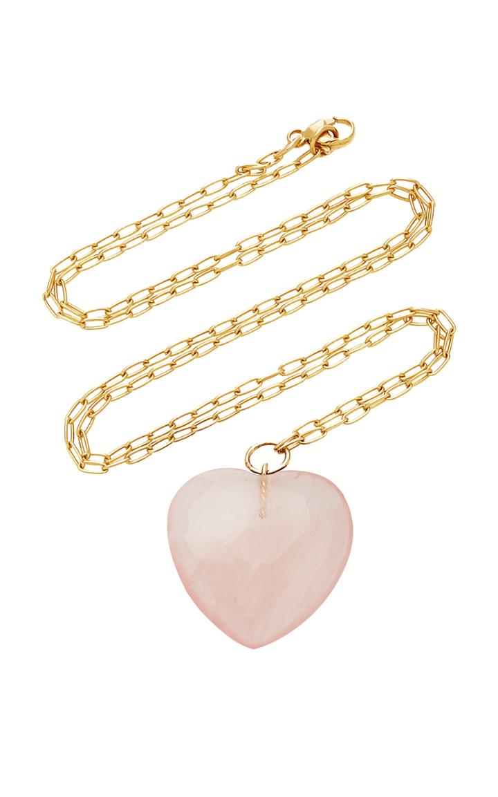 Haute Victoire 18k Gold And Quartz Necklace
