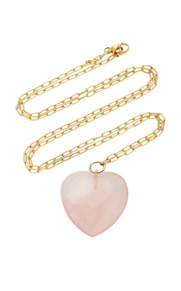 Haute Victoire 18k Gold And Quartz Necklace