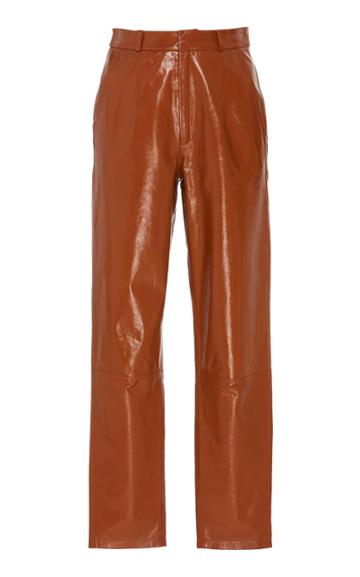 Zeynep Aray Patent Leather Trousers