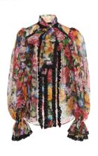 Dolce & Gabbana Pleated Organza Top