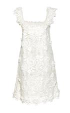 Costarellos Mini Blossom Lace Shift Dress