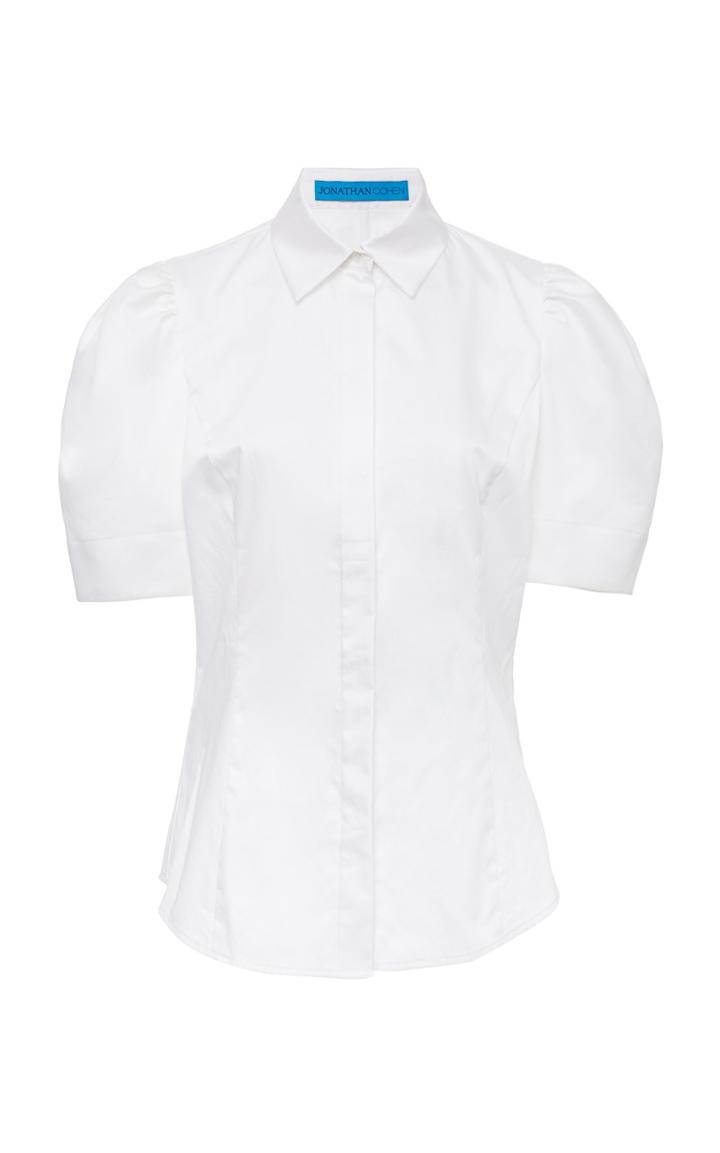 Jonathan Cohen Cotton Puff Sleeve Shirt