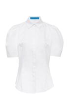 Jonathan Cohen Cotton Puff Sleeve Shirt