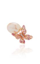 Anabela Chan M'o Exclusive Rose Butterfly Pearl Ring
