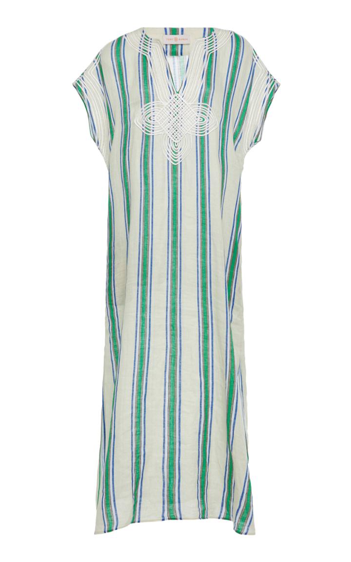 Tory Burch Awning-stripe Caftan