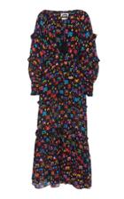 Chufy Tacna Ruffled Broadcloth Maxi Dress