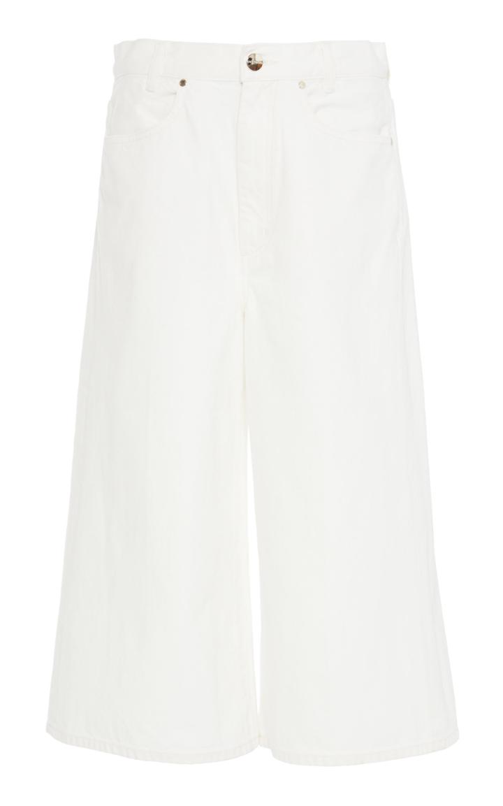 Moda Operandi Goldsign Flared Denim Culottes Size: 24