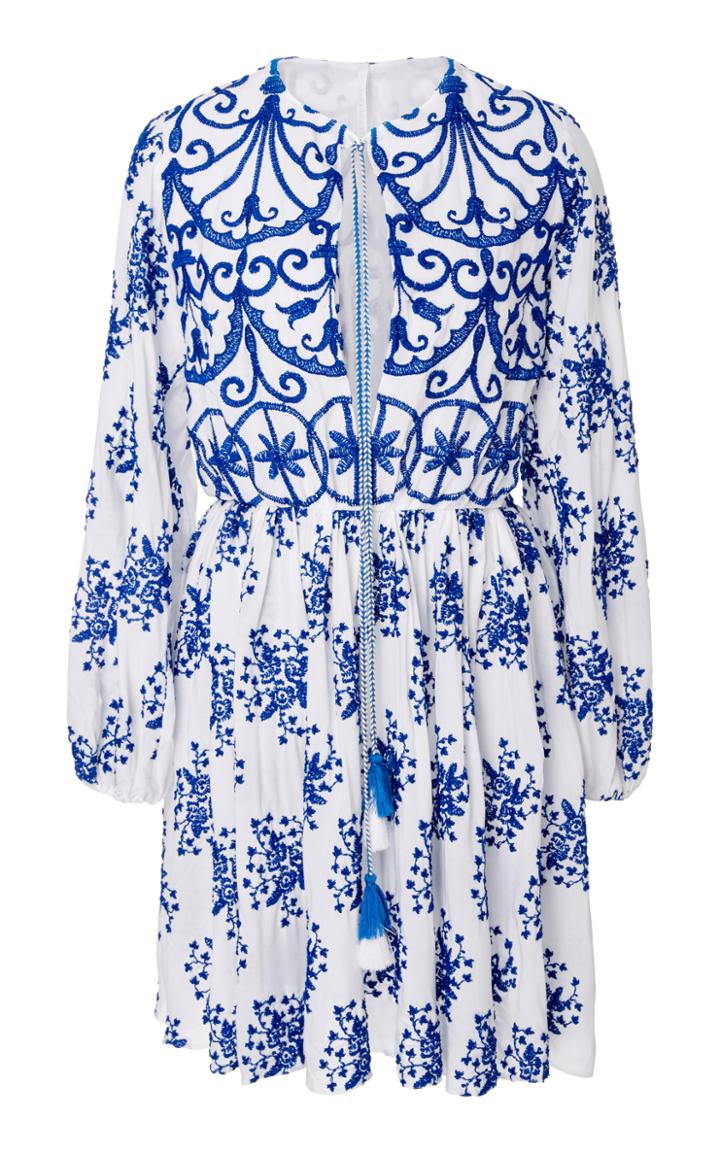 Alcoolique Donata Mini Embroidered Dress