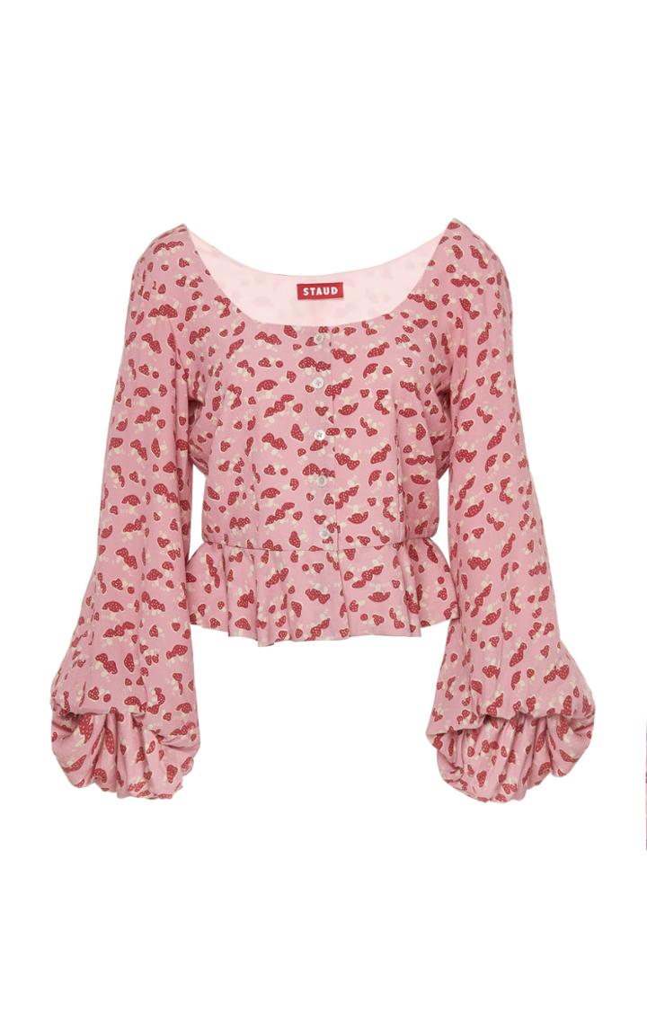 Staud Gisele Floral Blouse