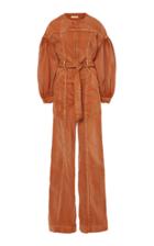 Ulla Johnson Akiba Cotton Wide-leg Jumpsuit