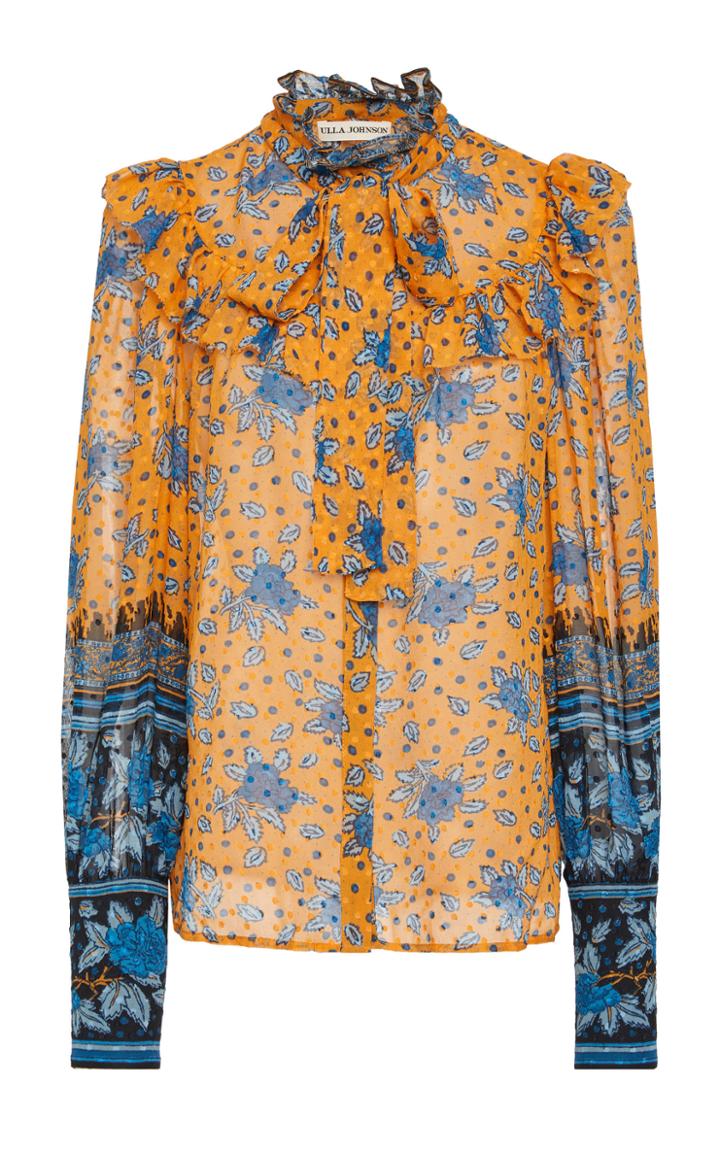 Ulla Johnson Antoine Silk Blend Blouse