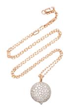 Walters Faith Chantecallie Pebble Diamond And Rose Gold Chain Necklace