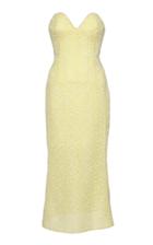 Olivier Theyskens Tazya Fitted Silk And Cotton Dress
