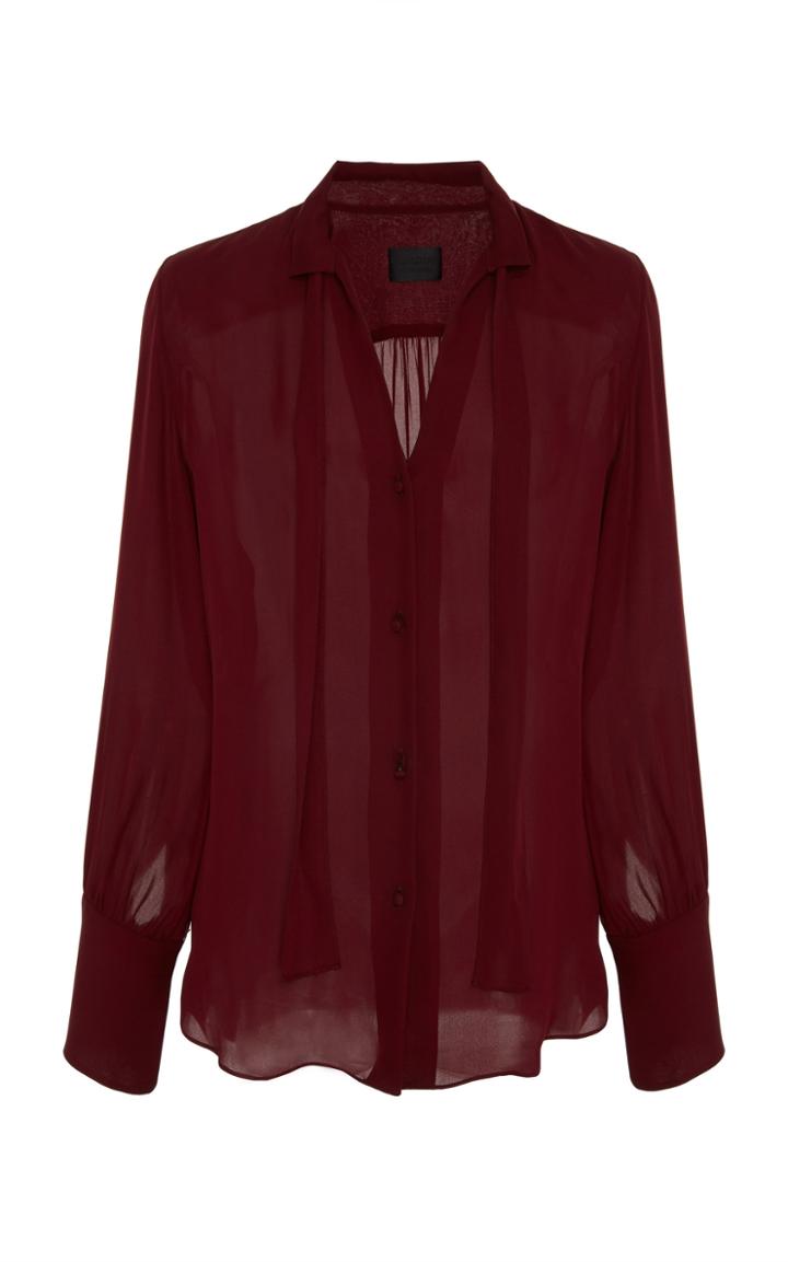 Nili Lotan Silk Della Blouse