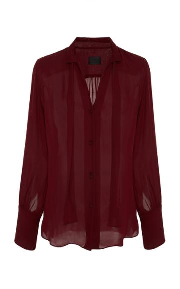 Nili Lotan Silk Della Blouse