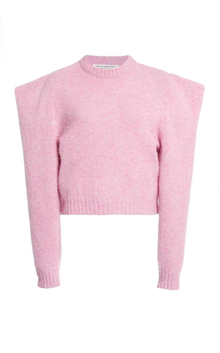 Moda Operandi Philosophy Di Lorenzo Serafini Wool Ribbed-trim Sweater