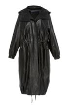 Zeynep Aray Leather Raincoat