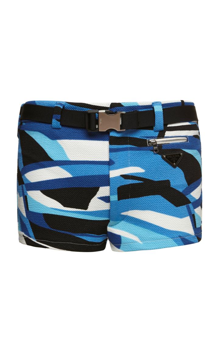 Prada Diagonale Abstract Swim Short