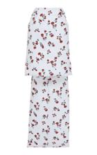Paco Rabanne Draped Satin Printed Skirt