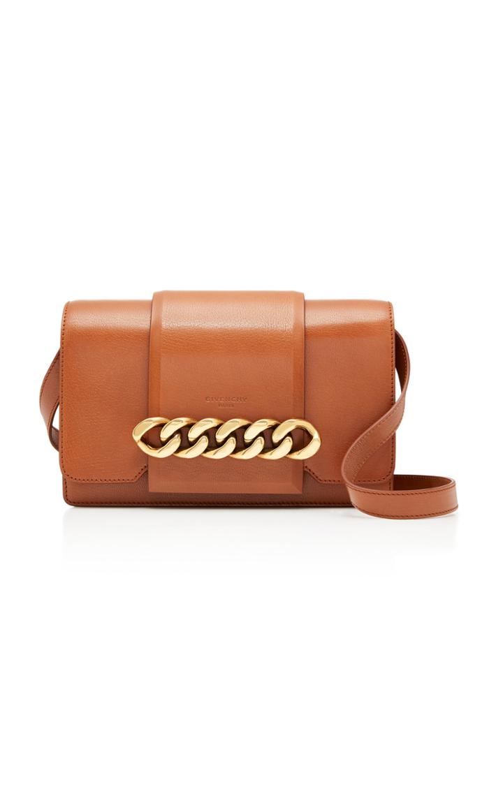 Givenchy Infinity Chain-trimmed Leather Shoulder Bag
