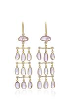 Amrapali Rashmika 18k Gold Sapphire And Diamond Earrings