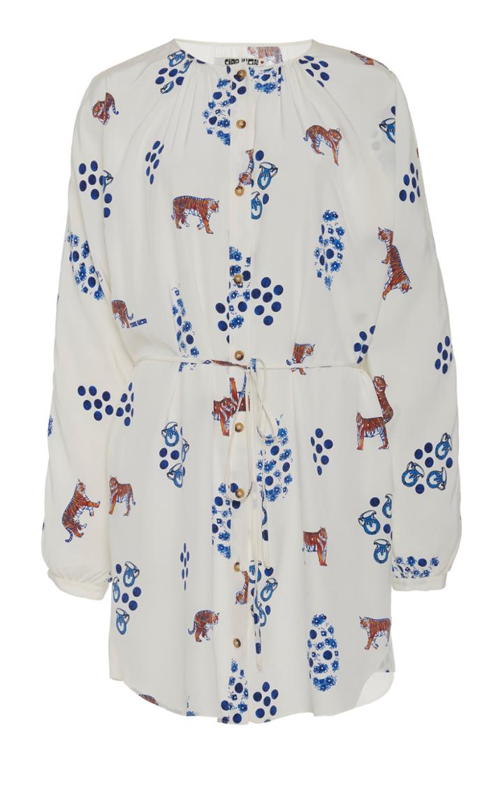 Ciao Lucia Isabella Silk Printed Dress