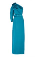 Peter Pilotto Satin One Shoulder Gown