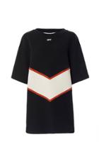 Off-white C/o Virgil Abloh Intarsia Cotton Sweatshirt Dress