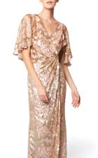 Moda Operandi Jenny Packham Regal Sequined Wrap Dress
