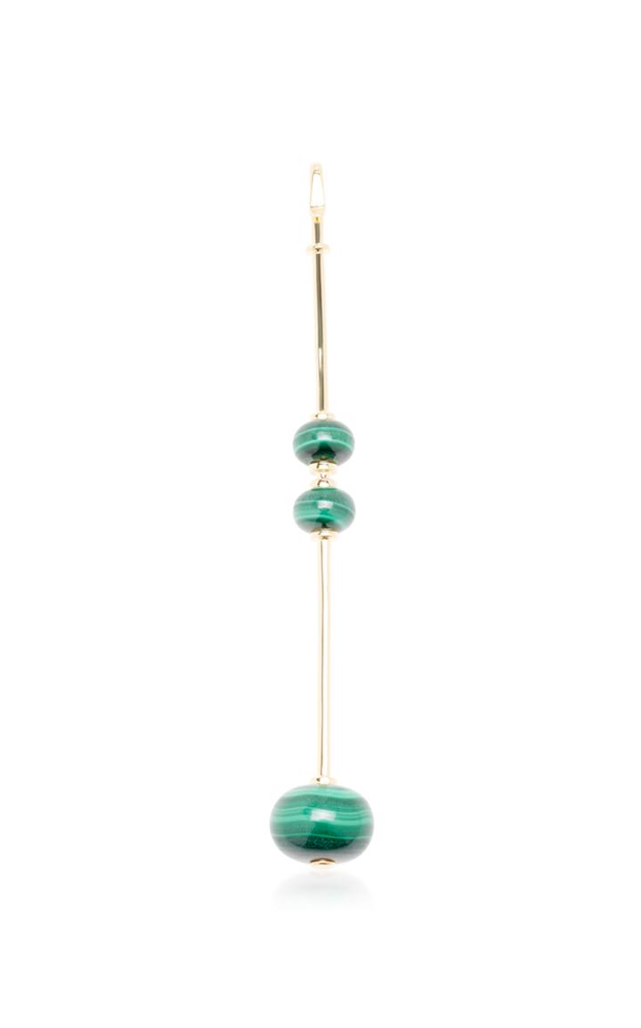 Georg Jensen Three Drop Malachite Runa Pendant